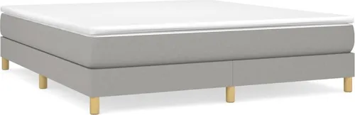 Bettgestell Hellgrau 160x200 cm von vidaXL