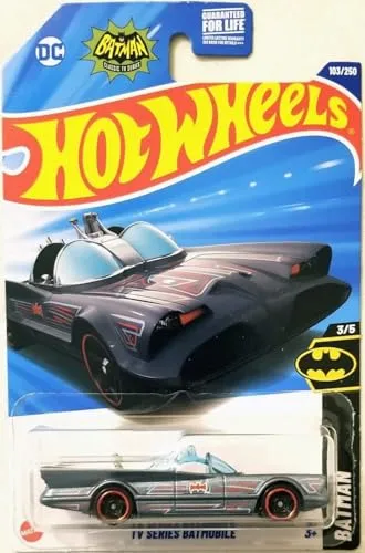 Hot Wheels TV-Serie Batmobil, Batman 3/5, 103/250, Maßstab 1:64, Druckguss