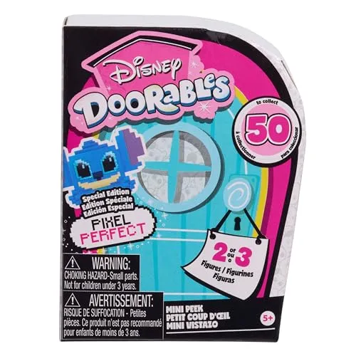 Disney Doorables Pixel Perfect Mini Peek-Figuren, 3,8 cm Überraschungs-Sammelfiguren, Kinderspielzeug ab XX Jahren von Just Play, 7.32