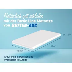 Betten-ABC Kaltschaummatratze Basic-Line von Betten-ABC