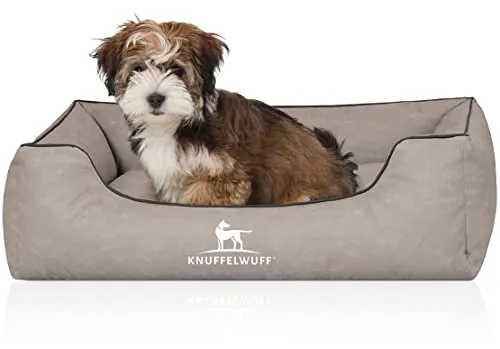 Knuffelwuff Hundebett Scottsdale - Tierbetten mit voluminösen Seitenrändern, die Geborgenheit bieten und leicht zu reinigen sind - ideal für einen gemütlichen Rückzugsort für deinen Hund.