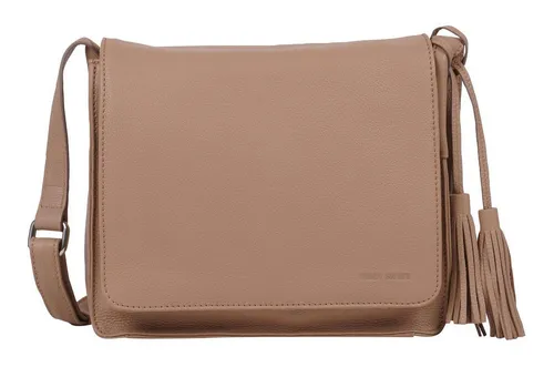 GERRY WEBER Umhängetasche Cadiz, aus echtem Rindsleder in braun von GERRY WEBER