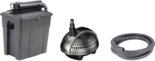 Oase Pontec Teichpumpe, Schwarz, 39,5 x 29 x 46 cm - Gartenteichfilter mit