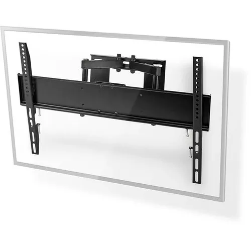 Nedis TVWM3551BK Full-Motion Dual Arm TV-Halterung - Robuste TV-Halterung für 37-80 Zoll Fernseher, mit Full-Motion Dual-Arm für optimale Flexibilität und Sichtwinkel, bis zu 35 kg belastbar.
