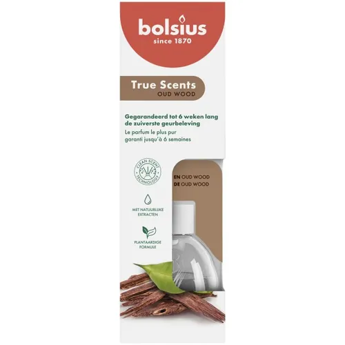 Bolsius Raumduft 60 ml True Scents Oud Wood  Raumduft