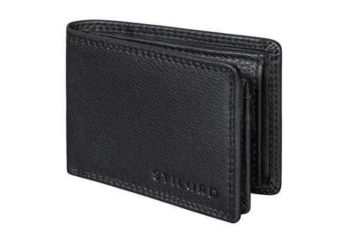 STILORD 'Matteo' Herren Mini Portemonnaie Leder - Herren-Geldbörsen mit RFID-Schutz, elegantes Echtlederdesign und kompakte Größe für eine perfekte Organisation von Karten und Münzen.
