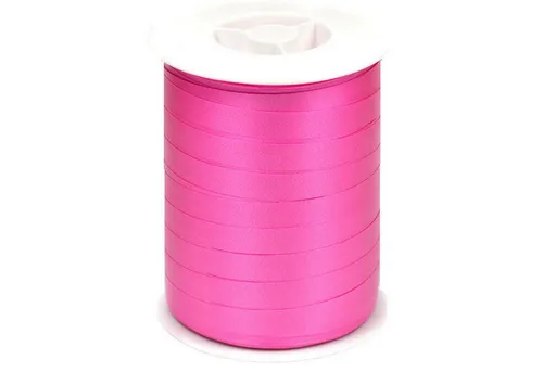 Star Dekoband, Geschenkband Ringelband 10mm x 250m Rolle Fuchsia