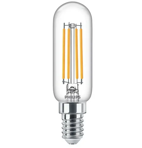 PHILIPS T25 E14 Filament LED-Lampe 4,5W - Energiesparend und warmweiß - Leuchtmittel: 4,5W LED-Lampe im Filament-Design, ideal für gemütliche Beleuchtung mit warmweißem Licht (2700K) und hoher Energieeffizienz.