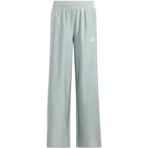ADIDAS Kinder Hose SEASONALS GLAM WIDE LEG - Stylische Wide Leg Hose für Kinder, aus weichem Trikotmaterial mit glänzender Optik. Perfekt für einen glamourösen Look im Alltag und vielseitig kombinierbar.