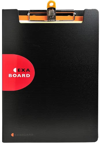 EXACOMPTA Klemmbrett Mappe Exaboard DIN A4 PP schwarz