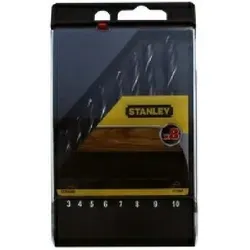 Stanley - Sta56006-qz Präzisions-steinbohrer, 3–10 Mm, Box Mit 8 Stück