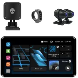 AlienRider M2S Motorrad Multimediasystem mit Kameras und Wave-Radar