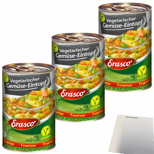 Erasco Gemüse-Eintopf 3er Pack 3x400g Dose