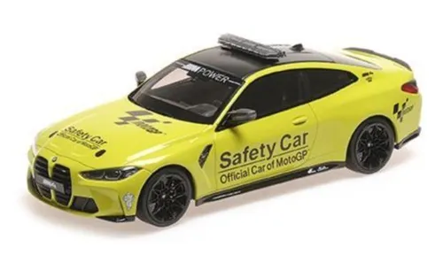 Minichamps 1:18 BMW M4 - 2020 SAFETY CAR - Modellbau für Tourenwagen & Sportwagen, detailgetreue Nachbildung des BMW M4 SAFETY CAR im Maßstab 1:18, ideal für Sammler und Motorsport-Fans.