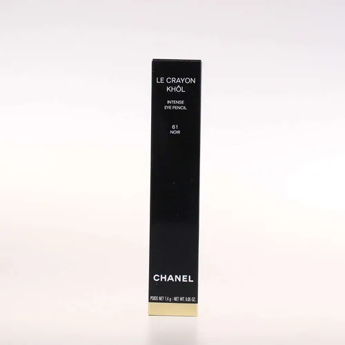 Chanel Le Crayon Khol Intense Eye Pencil 61 Noir - Kajal & Eyeliner, intensiver Farbauftrag für ausdrucksstarke Augen, inklusive Anspitzer für präzise Anwendung.