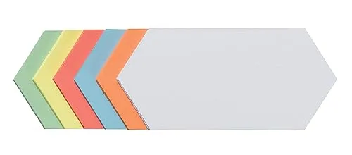 FRANKEN Moderationskarten Rhombus, 200 x 95 mm, sortiert, 250 Stück, farblich sortiert, UMZH 920 99