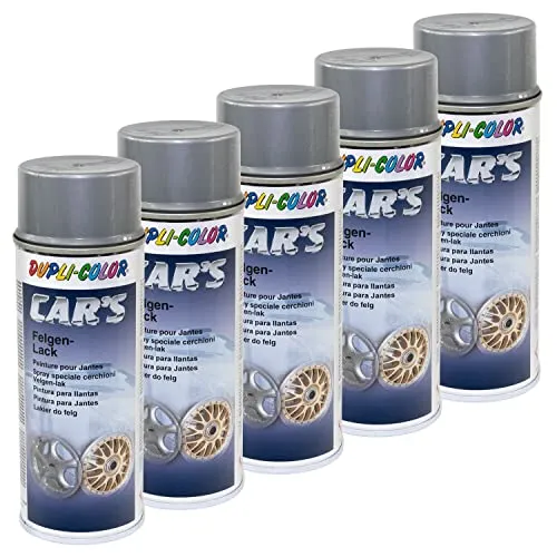 Felgenlack Lack Spray Car's Dupli Color 385919 Silber 5 X 400 ml