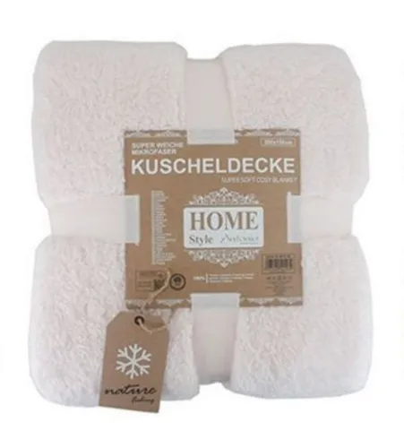 VewoTex Teddy Kuscheldecke 150x200 cm - Flauschige Mikrofaser Kuscheldecke in Kunstfell-Optik, 150 x 200 cm, ideal für gemütliche Stunden. Erhältlich in fünf Farben, vereint sie Stil und höchsten Tragekomfort.