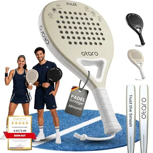 OTARO Padel Schläger für Anfänger und Freizeitspieler | Ultraleicht & Fehlerverzeihend