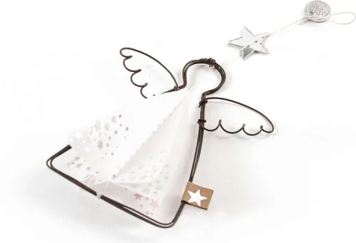 Winter Transparent Ornament Engel