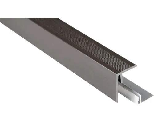 Produktbild Konsta Seitenabschluss Graubraun 2500x64x48 mm