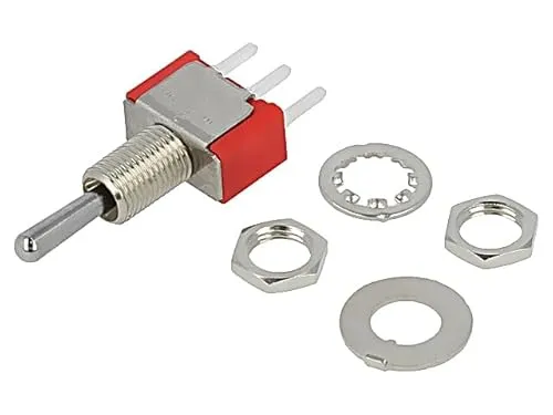 100SP3T1B1M2QE Schalter: Hebelschalter Pos: 3 SP3T ON-OFF-ON 2A/250VAC THT E-SWI