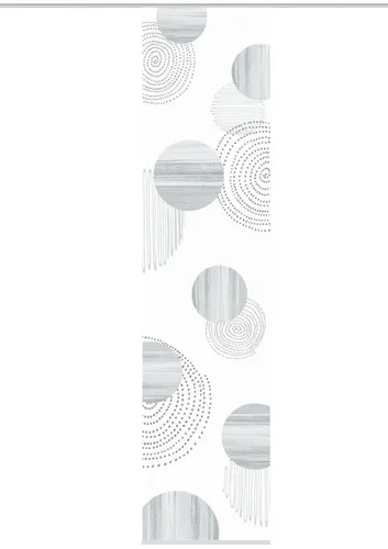 Home Wohnideen Flächenvorhang Neomi grau, 60 x 260 cm - Gardinen & Vorhänge, eleganter und lichtdurchlässiger Flächenvorhang für stilvolle Fensterdekoration.