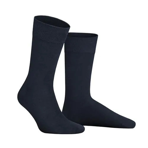 Hudson Herren Socken Relax Cotton druckfreier Bund Marine 0337 41-42