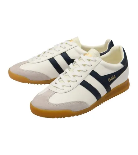 Gola Sneaker Torpedo Leder 2026 offwhite/navyblau Herren, Größe Euro (US): 41 (8) - Trendiger Herrensneaker im klassischen Terrace-Stil, inspiriert von der Gola-Tradition. Das hochwertige Leder sorgt für eine stilvolle Optik und hohen Tragekomfort.