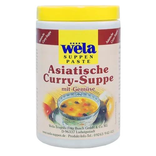 WELA Asiatische CurrySuppe 1/2 spezielle Gemüsemischung zum genießen