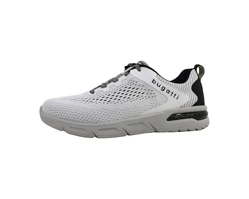 bugatti 341-ADT04 Herren Schnürer, Weiß, 45 EU - Herren-Sneaker mit trendigem Design und bequemer Passform, perfekt für den Alltag und Freizeitaktivitäten.