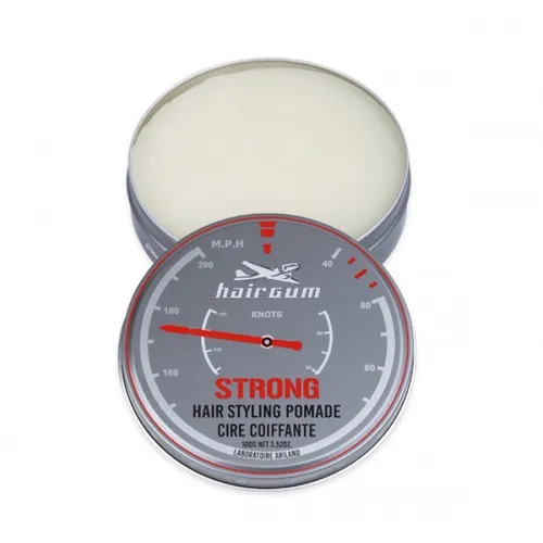 Hairgum Haarpomade Pomade für starken Halt kurze Haare Pompadour Frisuren Glanz