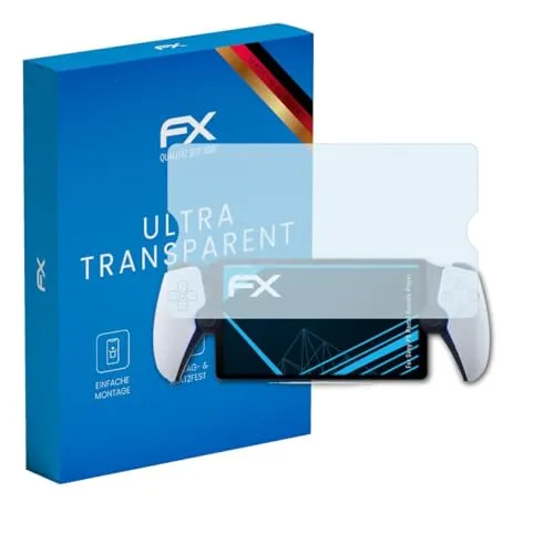 atFoliX Schutzfolie kompatibel mit Sony PS Portal Remote Player Folie, ultraklare FX Displayschutzfolie (3X)