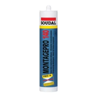 Soudal Montagekleber Pro 140 weiss 400 g/310 ml, 1