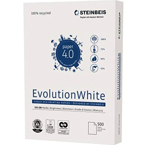 Kopierpapier No.4 Rec. 80g A4 - 500 Blatt, hochweiß und ideal für professionelle Druckergebnisse