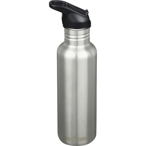 Klean Kanteen Flip Seal Sport Cap 800 ml - Langlebige Edelstahl-Trinkflasche - Trinkflasche aus robustem, recyceltem Edelstahl mit ergonomischem, dichtem Verschluss. Ideal für Sport und Alltag, geruchs- und geschmacksneutral.