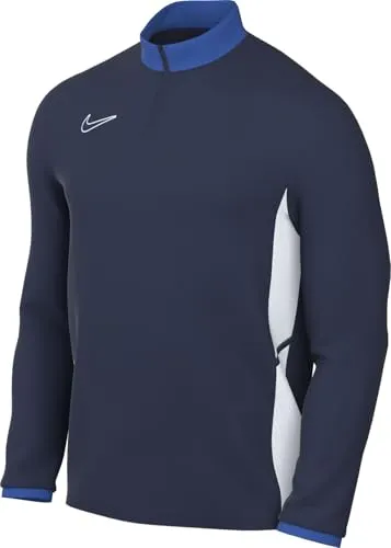 Nike FZ9767-410 M NK DF ACD25 DRIL TOP Sweatshirt Herren Midnight Navy/ROYAL Blue/White/White Größe S