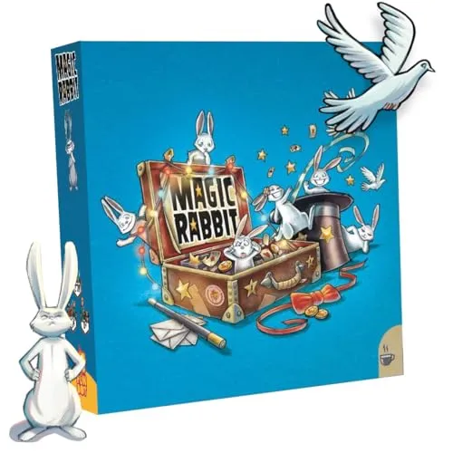 funbot | Magic Rabbit | tolles Familienspiel für Kinder und Erwachsene | fördert Kommunikation und Konzentration | kooperatives Merkspiel | Deutsch