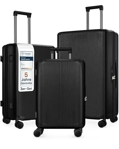 4FLY Premium Hartschalen-Reisekoffer Set 3-teilig mit TSA-Schloss