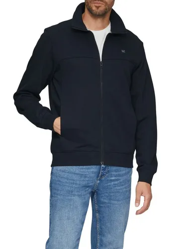Produktbild s.Oliver Sweatjacke mit Stehkragen und Logo-Detail Navy XXL