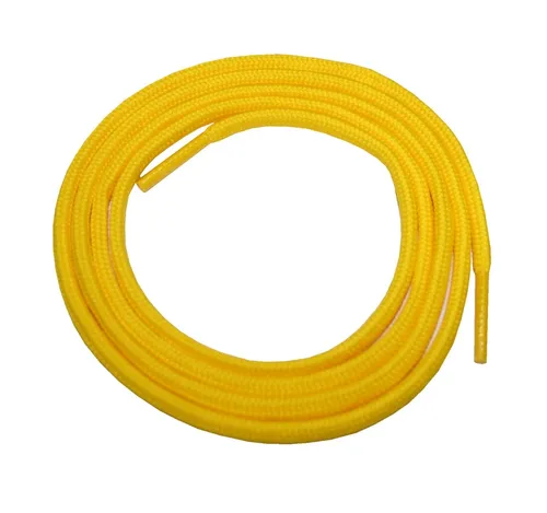 Schuhband Schnürsenkel 1 Paar Polyester 50cm rund gelb (0127)