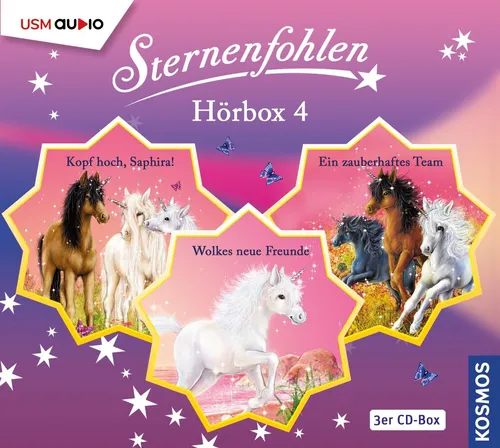 Produktbild Die große Sternenfohlen Hörbox Folgen 10-12 (3 Audio CDs), Linda Chapman