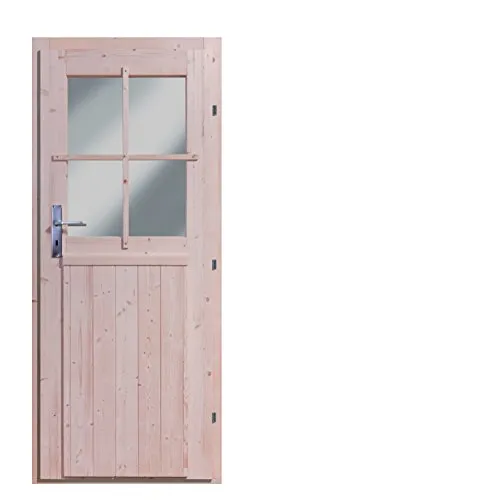 Karibu Einflügeltür für 28 mm natur