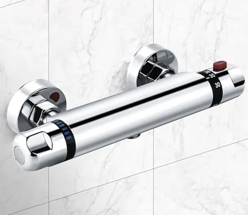 Thermostatische Duscharmatur mit Sicherheitstaste