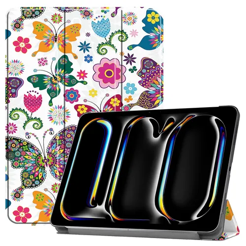 Hülle für Apple iPad Pro 11 2024 M4 5. Gen 11 Tasche Cover Schutzhülle mit Stand