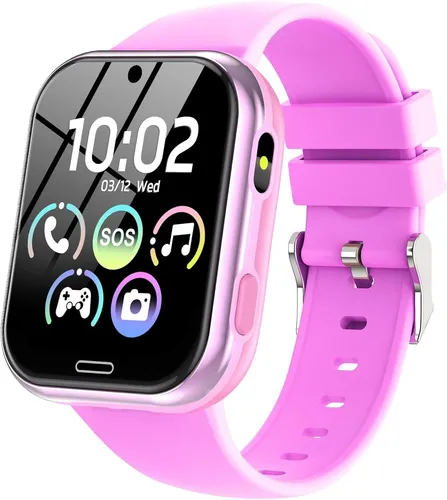 Heroange Kinder Smartwatch IP68 – Fitness Tracker für Jungen und Mädchen - Wasserdichte Kinder Smartwatch mit Spielen, Schrittzähler und Schlafüberwachung. Ideal für aktive Kids und als Geschenk für jeden Anlass. Kompatibel mit Android und iOS.