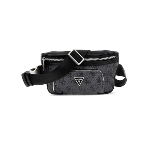 GUESS Herren Gürteltasche Vezzola schwarz/grau in schwarz von GUESS