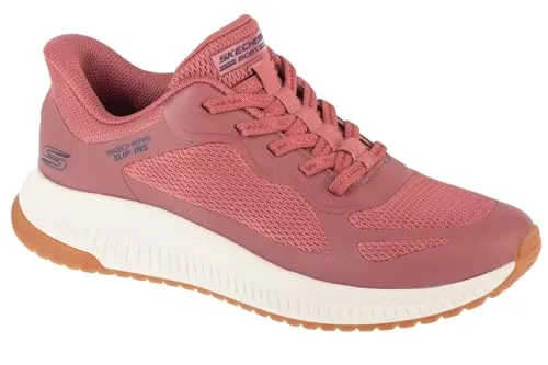 Skechers BOBS SQUAD 4 Slip-On Sneaker - Sneaker mit Memory Foam für optimalen Komfort, atmungsaktives Mesh-Obermaterial und sportliches Design, ideal für Freizeitaktivitäten.