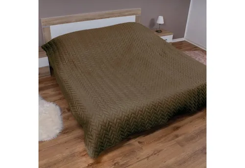 Bestlivings XXL Tagesdecke Bettüberwurf gesteppt 140x210 cm - Wendedecke in stilvollem Braun, ideal für Betten bis 180x220 cm. Hergestellt aus 100% Polyester, pflegeleicht und weich für zusätzlichen Komfort.