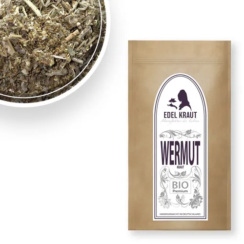 100g BIO Wermutkraut Tee | EDEL KRAUT Hildegard Wormwood Organic